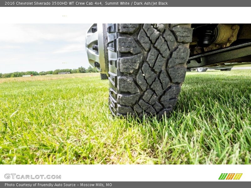 Summit White / Dark Ash/Jet Black 2016 Chevrolet Silverado 3500HD WT Crew Cab 4x4