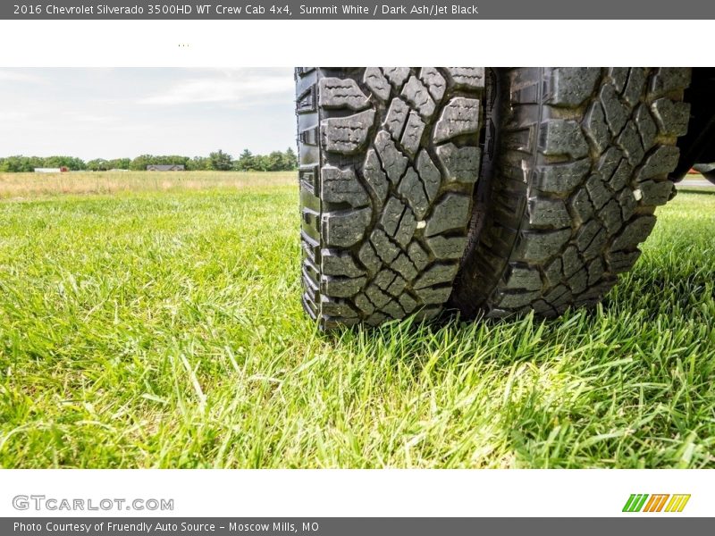Summit White / Dark Ash/Jet Black 2016 Chevrolet Silverado 3500HD WT Crew Cab 4x4