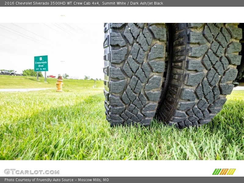 Summit White / Dark Ash/Jet Black 2016 Chevrolet Silverado 3500HD WT Crew Cab 4x4