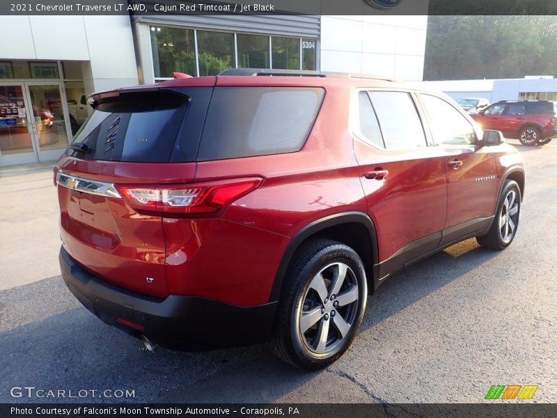 Cajun Red Tintcoat / Jet Black 2021 Chevrolet Traverse LT AWD