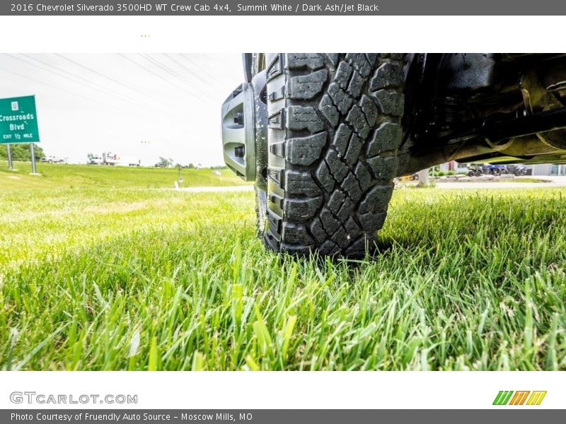 Summit White / Dark Ash/Jet Black 2016 Chevrolet Silverado 3500HD WT Crew Cab 4x4