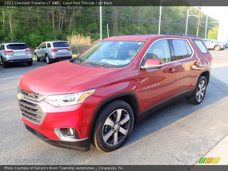 Cajun Red Tintcoat / Jet Black 2021 Chevrolet Traverse LT AWD
