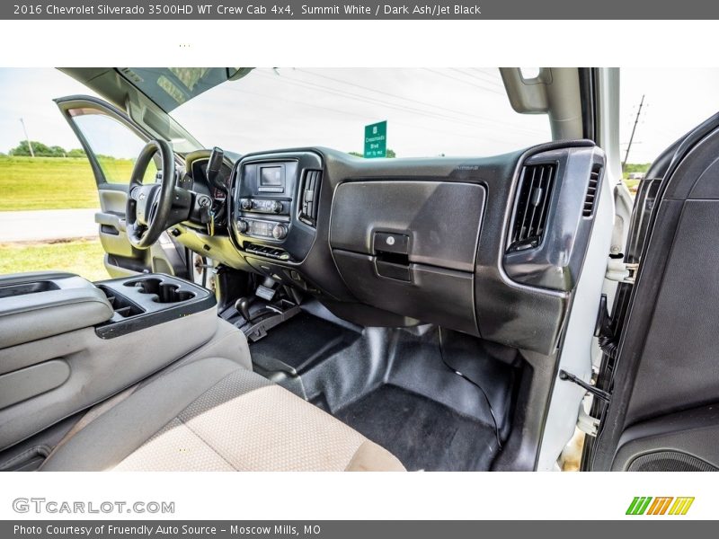 Summit White / Dark Ash/Jet Black 2016 Chevrolet Silverado 3500HD WT Crew Cab 4x4