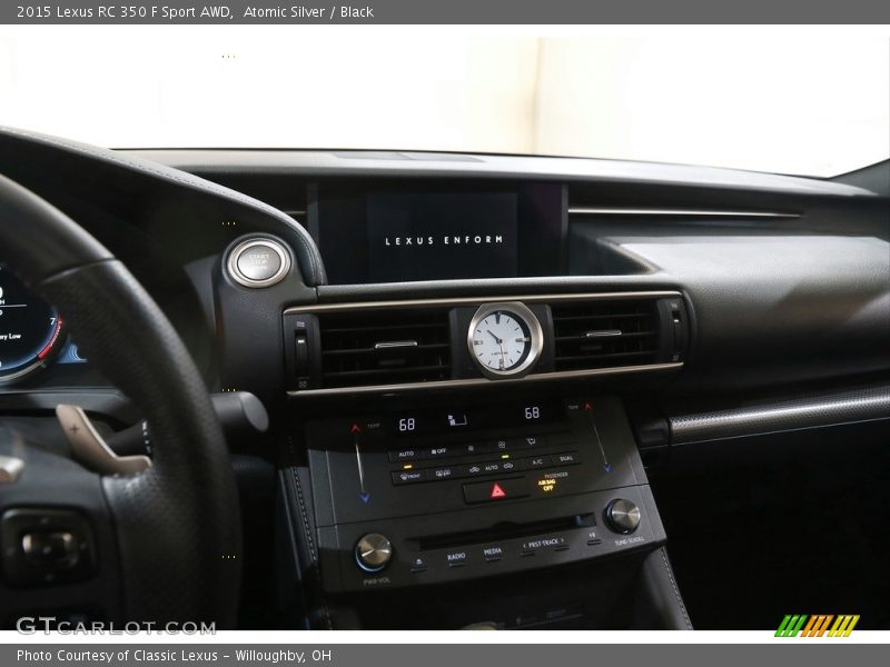 Atomic Silver / Black 2015 Lexus RC 350 F Sport AWD