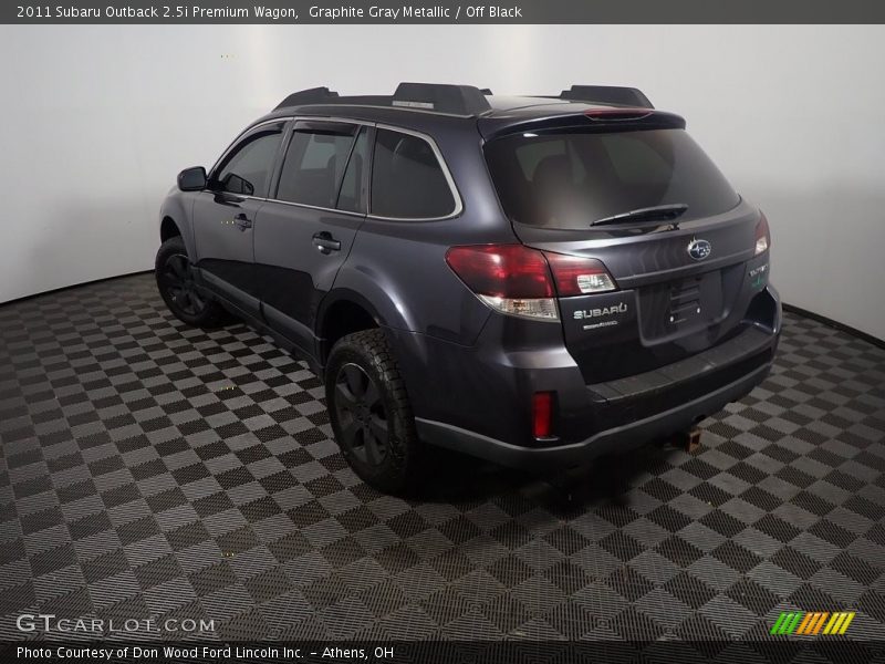Graphite Gray Metallic / Off Black 2011 Subaru Outback 2.5i Premium Wagon
