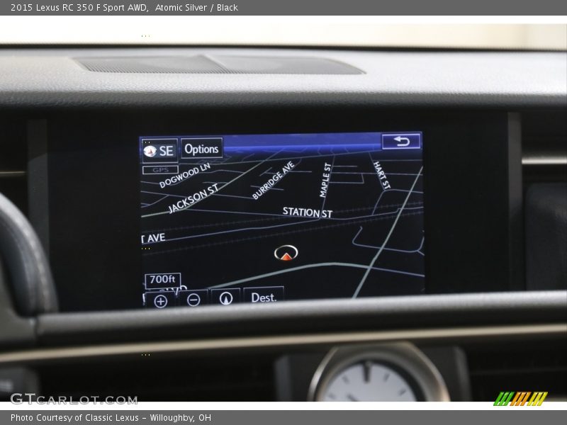 Navigation of 2015 RC 350 F Sport AWD
