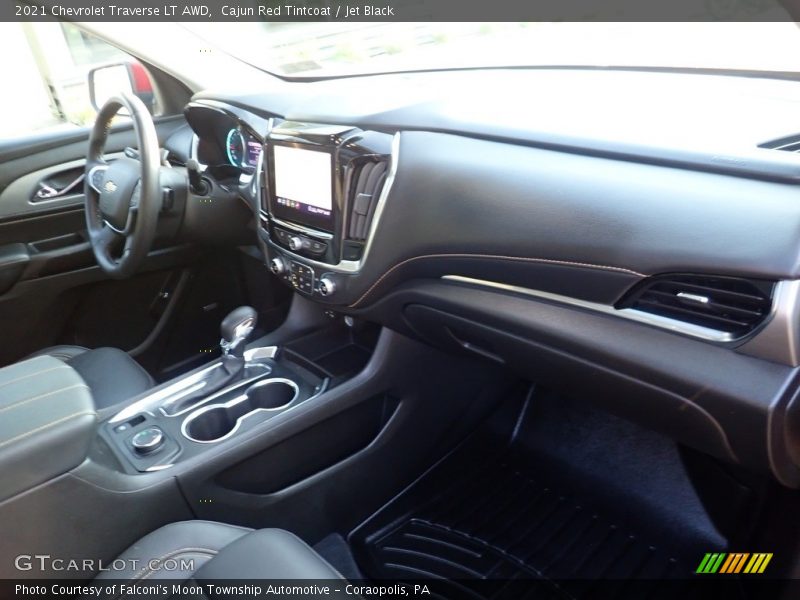 Cajun Red Tintcoat / Jet Black 2021 Chevrolet Traverse LT AWD