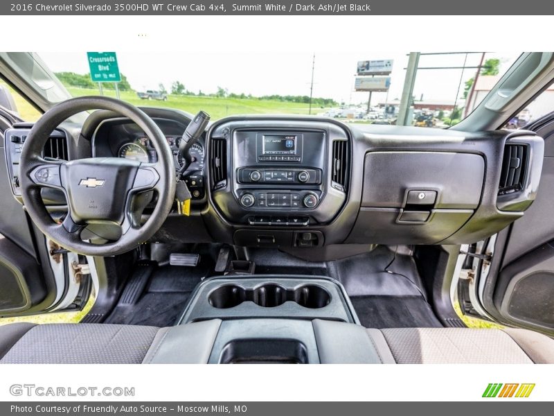 Dashboard of 2016 Silverado 3500HD WT Crew Cab 4x4