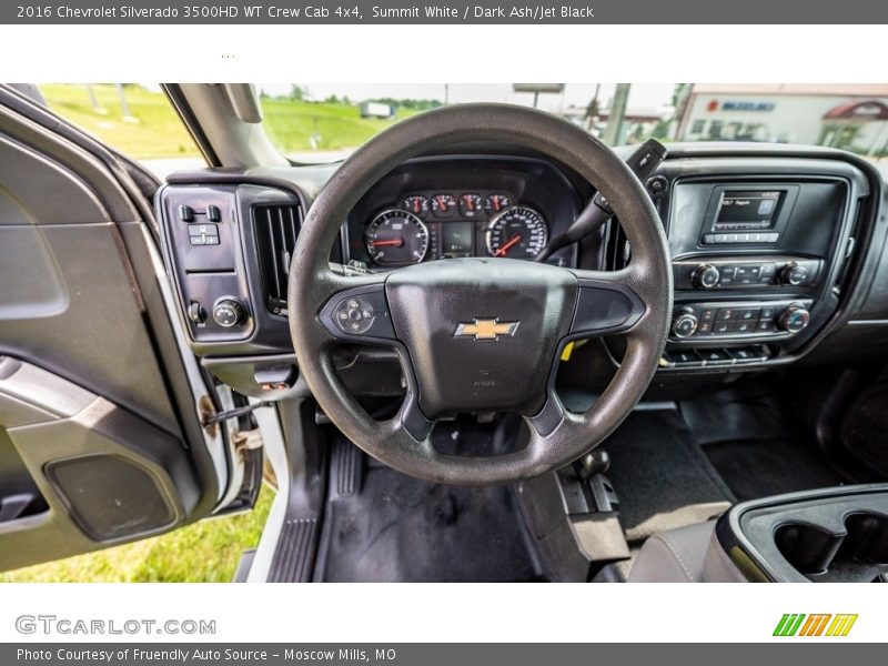 Dashboard of 2016 Silverado 3500HD WT Crew Cab 4x4