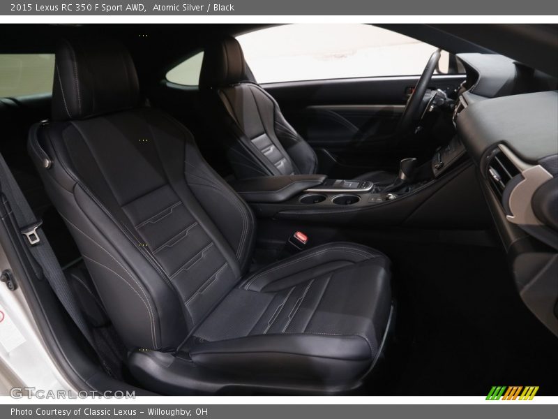 Front Seat of 2015 RC 350 F Sport AWD