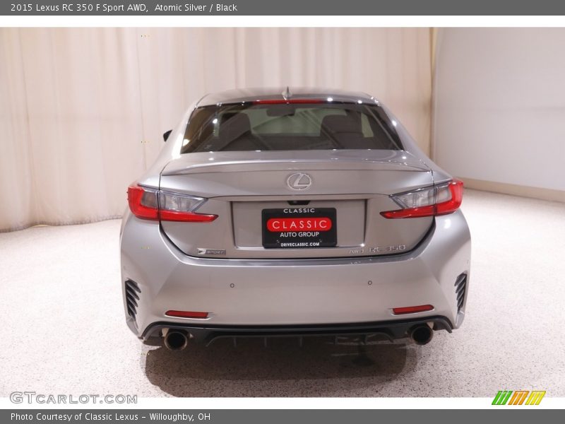Atomic Silver / Black 2015 Lexus RC 350 F Sport AWD