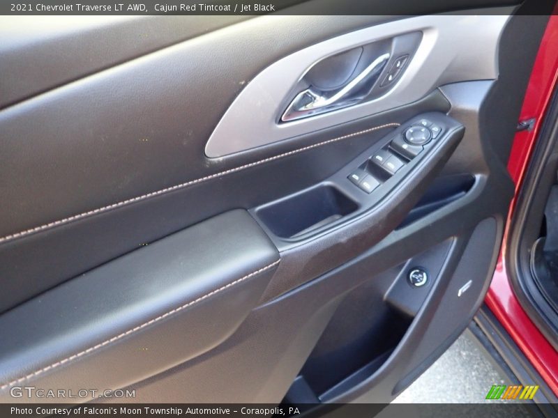 Cajun Red Tintcoat / Jet Black 2021 Chevrolet Traverse LT AWD
