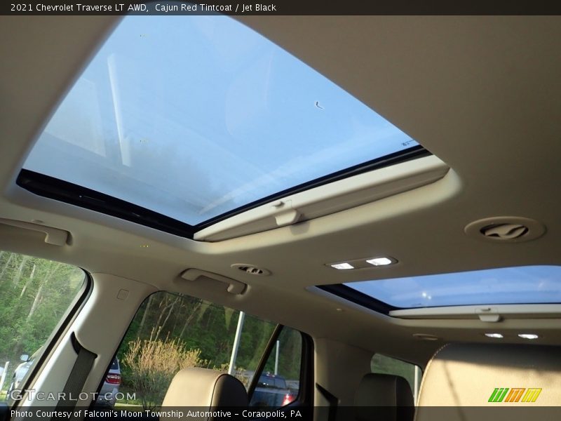 Cajun Red Tintcoat / Jet Black 2021 Chevrolet Traverse LT AWD