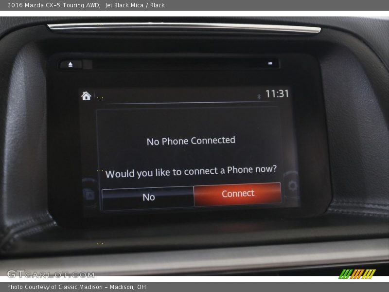 Jet Black Mica / Black 2016 Mazda CX-5 Touring AWD
