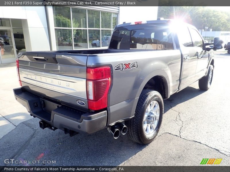 Carbonized Gray / Black 2021 Ford F350 Super Duty Platinum Crew Cab 4x4