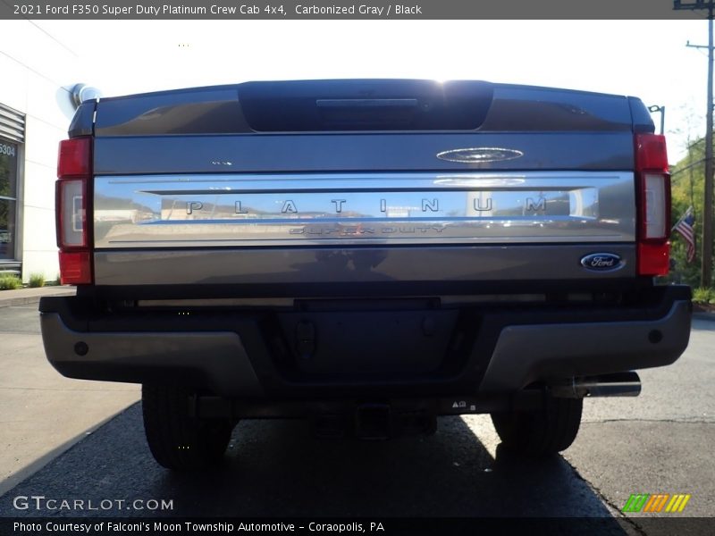 Carbonized Gray / Black 2021 Ford F350 Super Duty Platinum Crew Cab 4x4