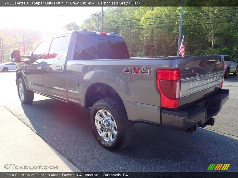 Carbonized Gray / Black 2021 Ford F350 Super Duty Platinum Crew Cab 4x4