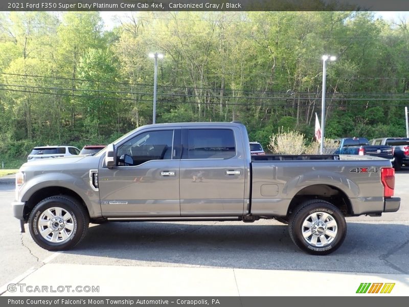 Carbonized Gray / Black 2021 Ford F350 Super Duty Platinum Crew Cab 4x4
