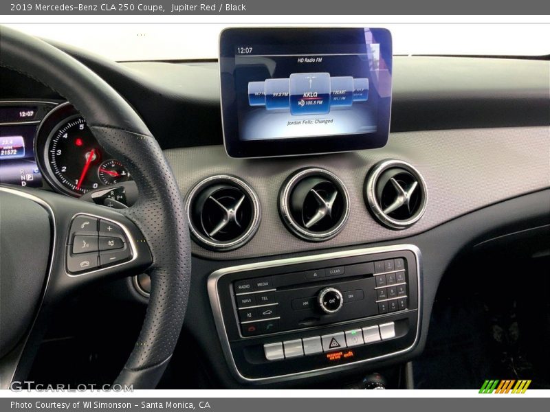 Jupiter Red / Black 2019 Mercedes-Benz CLA 250 Coupe