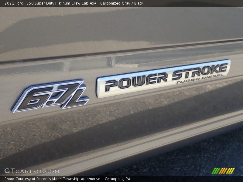 Carbonized Gray / Black 2021 Ford F350 Super Duty Platinum Crew Cab 4x4