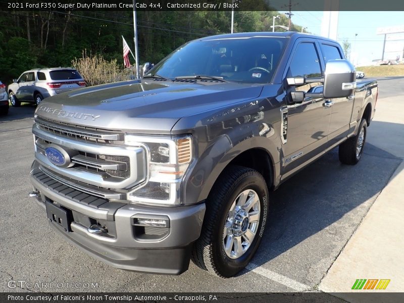 Carbonized Gray / Black 2021 Ford F350 Super Duty Platinum Crew Cab 4x4