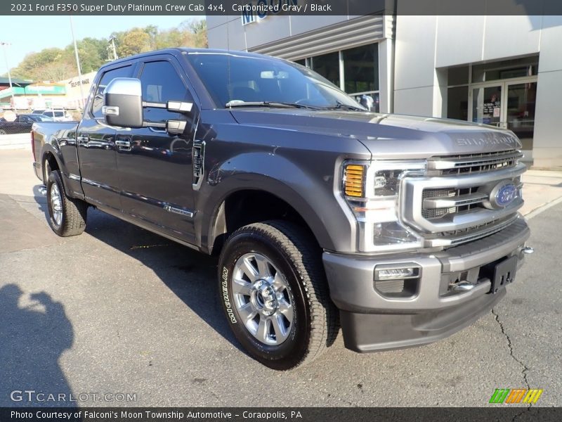 Carbonized Gray / Black 2021 Ford F350 Super Duty Platinum Crew Cab 4x4