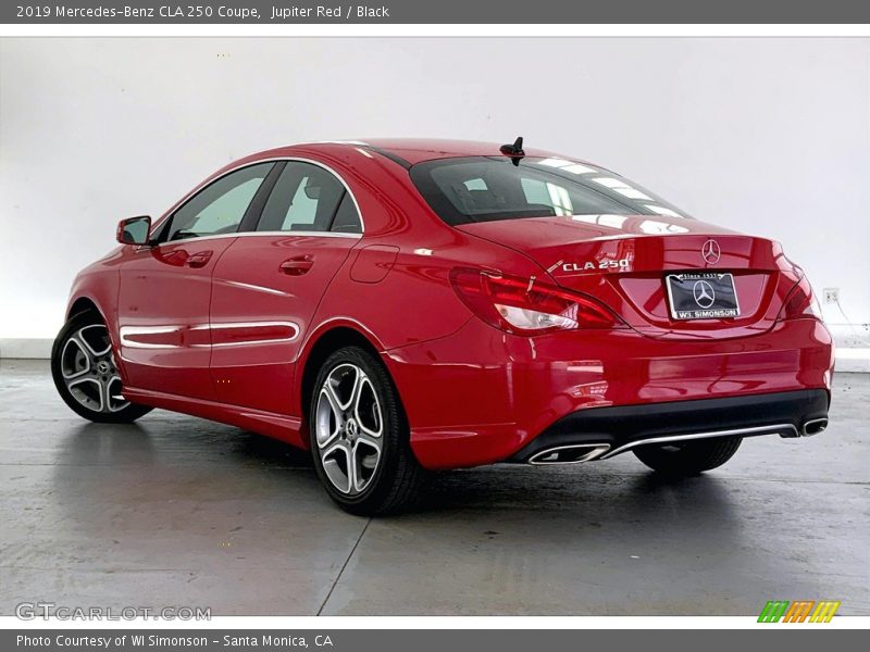 Jupiter Red / Black 2019 Mercedes-Benz CLA 250 Coupe