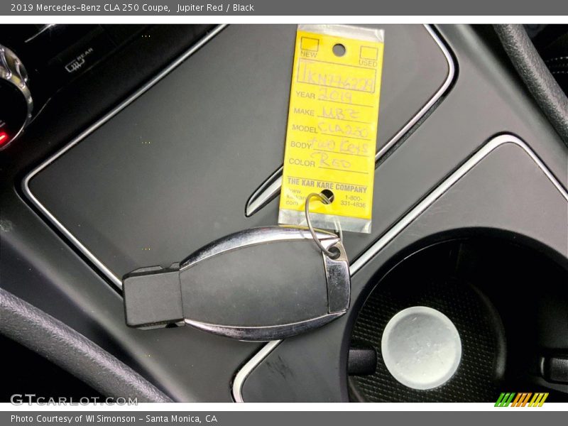 Jupiter Red / Black 2019 Mercedes-Benz CLA 250 Coupe
