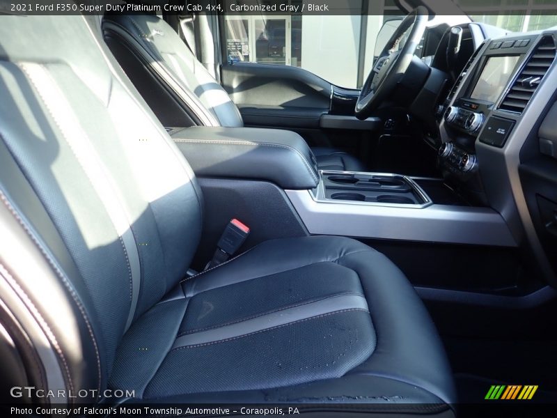Carbonized Gray / Black 2021 Ford F350 Super Duty Platinum Crew Cab 4x4
