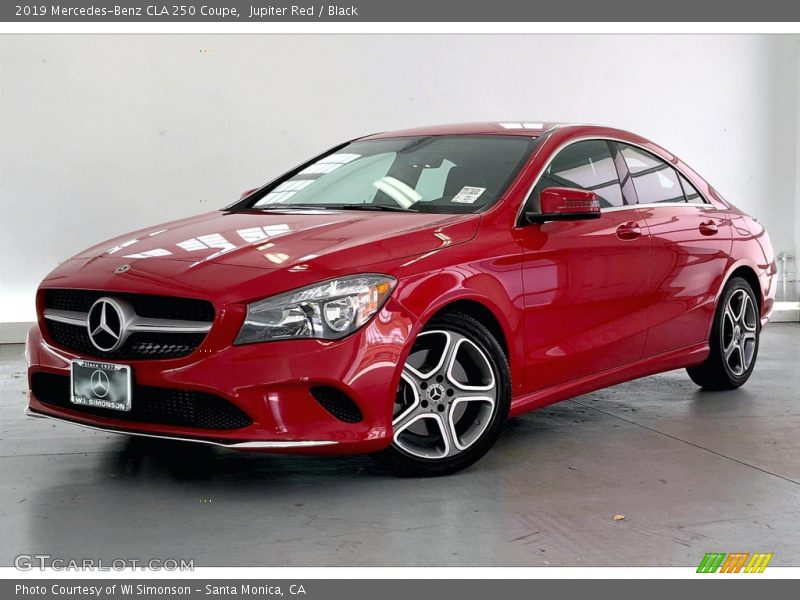 Jupiter Red / Black 2019 Mercedes-Benz CLA 250 Coupe