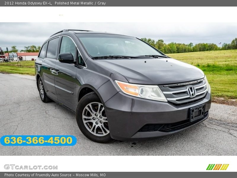 Polished Metal Metallic / Gray 2012 Honda Odyssey EX-L