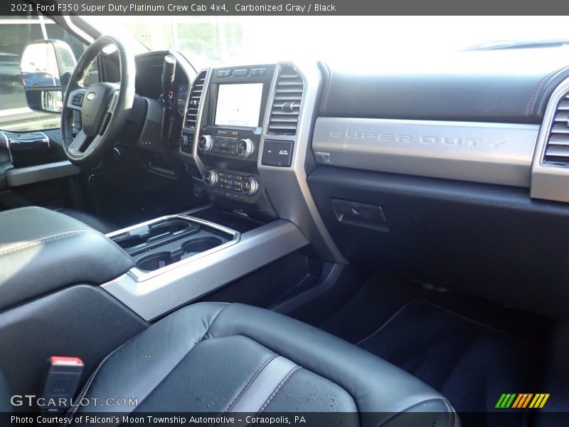 Carbonized Gray / Black 2021 Ford F350 Super Duty Platinum Crew Cab 4x4