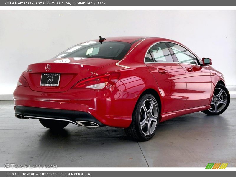 Jupiter Red / Black 2019 Mercedes-Benz CLA 250 Coupe