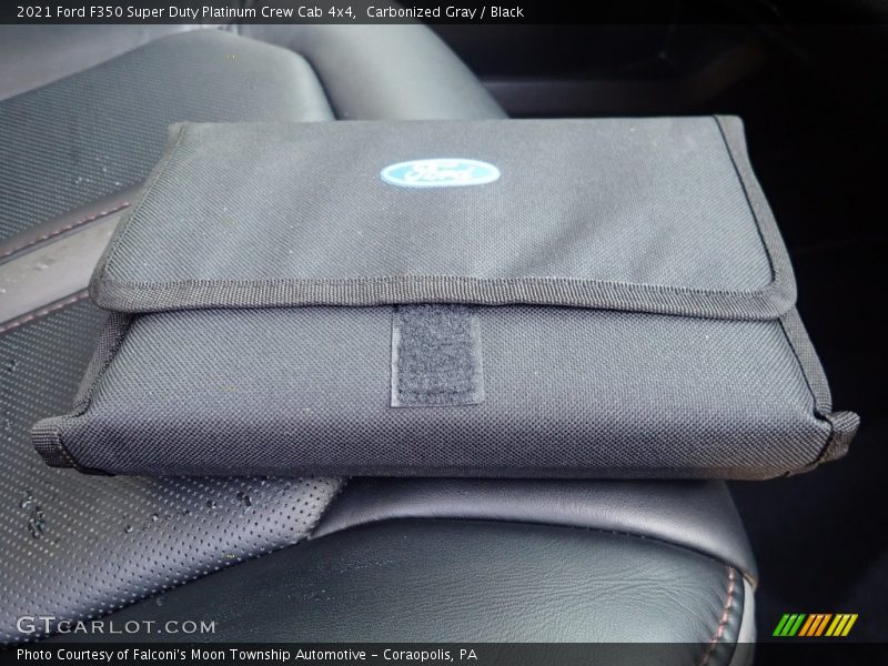 Carbonized Gray / Black 2021 Ford F350 Super Duty Platinum Crew Cab 4x4