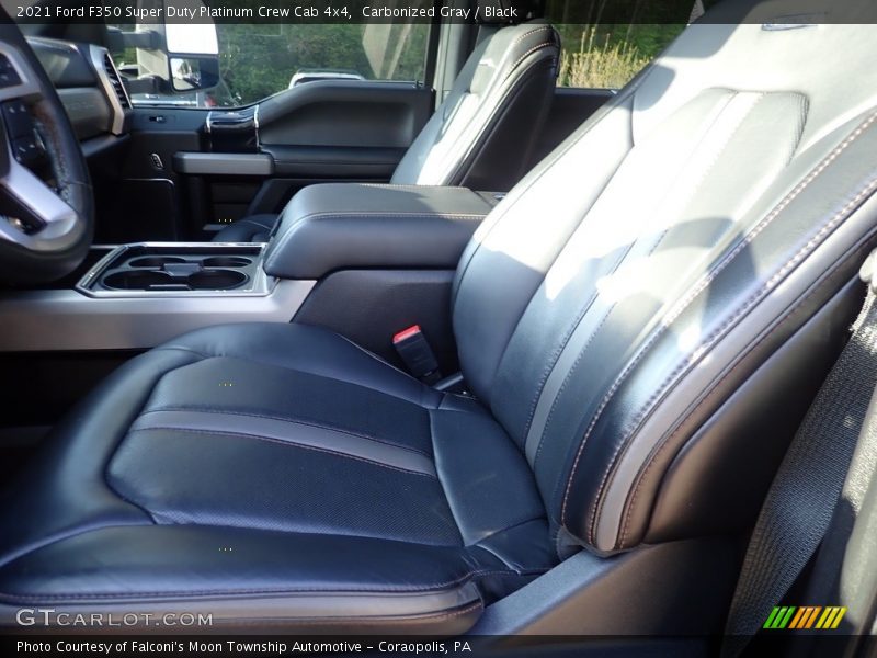 Carbonized Gray / Black 2021 Ford F350 Super Duty Platinum Crew Cab 4x4