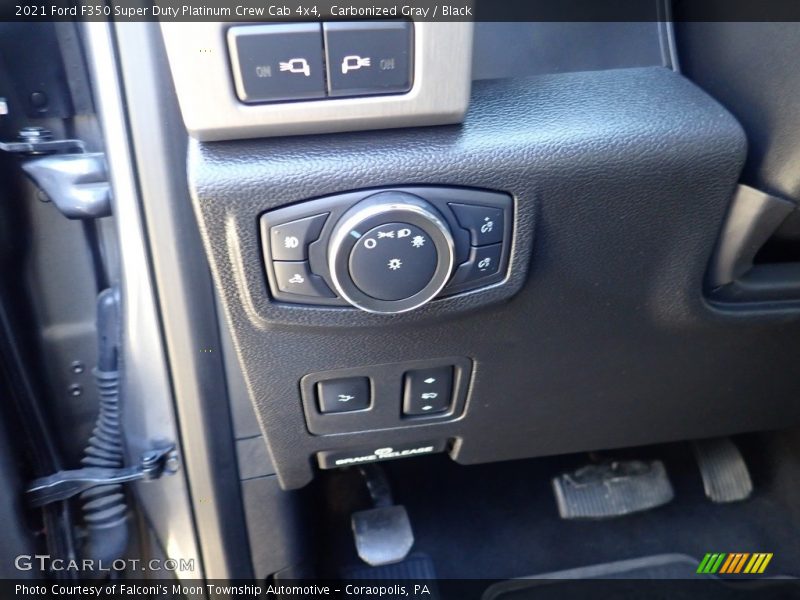 Carbonized Gray / Black 2021 Ford F350 Super Duty Platinum Crew Cab 4x4