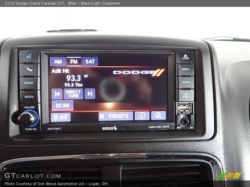 Billet / Black/Light Graystone 2019 Dodge Grand Caravan SXT