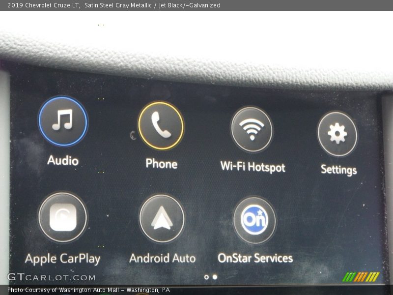 Satin Steel Gray Metallic / Jet Black/­Galvanized 2019 Chevrolet Cruze LT