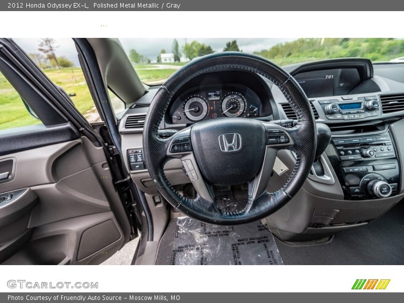 Polished Metal Metallic / Gray 2012 Honda Odyssey EX-L