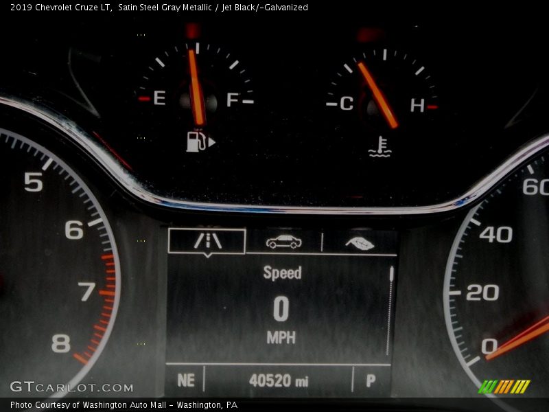 Satin Steel Gray Metallic / Jet Black/­Galvanized 2019 Chevrolet Cruze LT