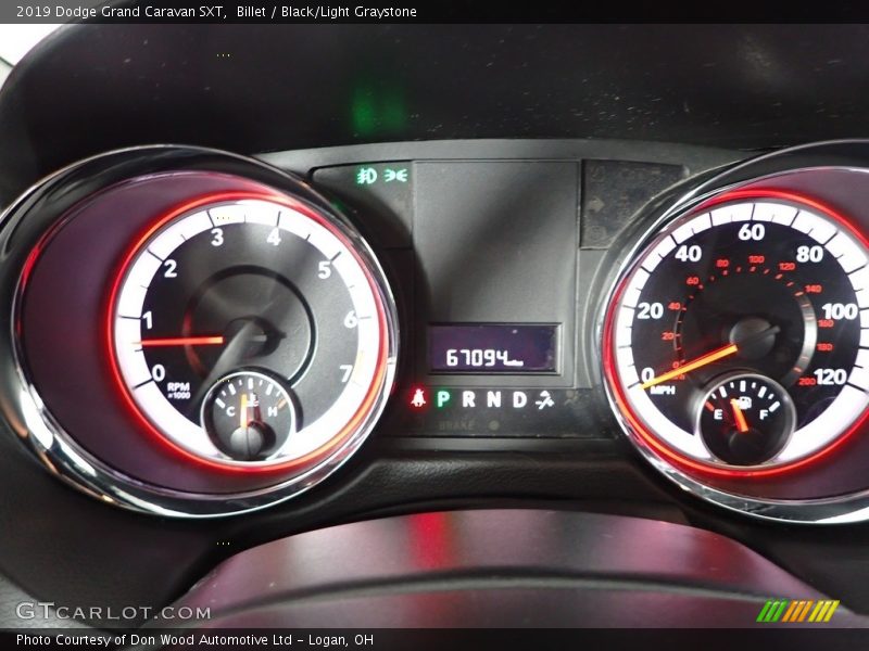 Billet / Black/Light Graystone 2019 Dodge Grand Caravan SXT