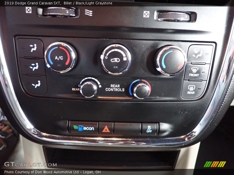 Billet / Black/Light Graystone 2019 Dodge Grand Caravan SXT