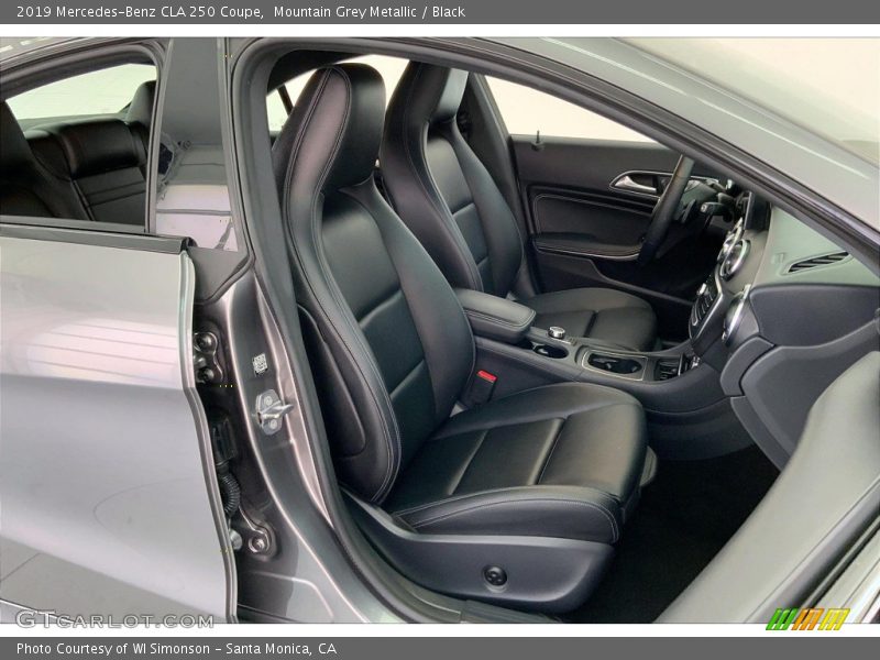 Mountain Grey Metallic / Black 2019 Mercedes-Benz CLA 250 Coupe