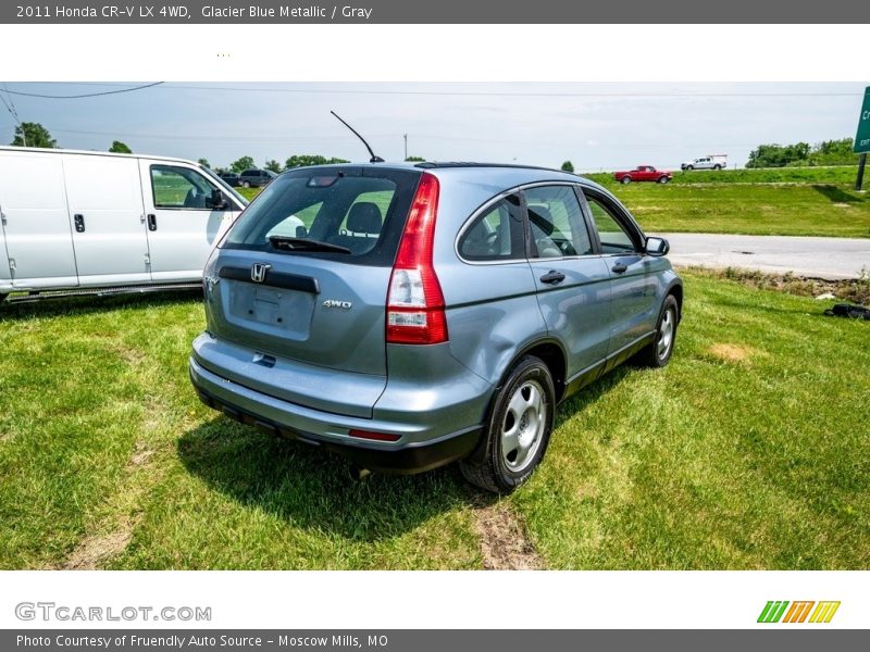 Glacier Blue Metallic / Gray 2011 Honda CR-V LX 4WD