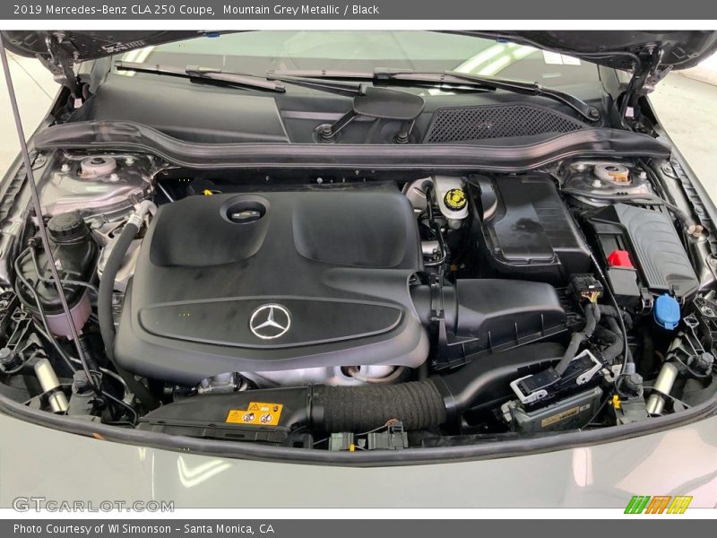 Mountain Grey Metallic / Black 2019 Mercedes-Benz CLA 250 Coupe