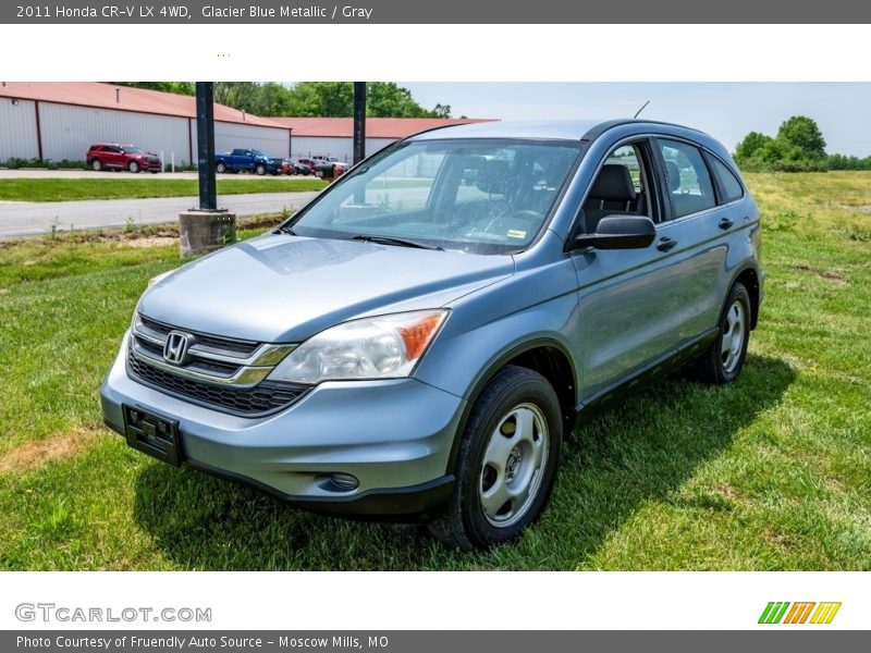Glacier Blue Metallic / Gray 2011 Honda CR-V LX 4WD