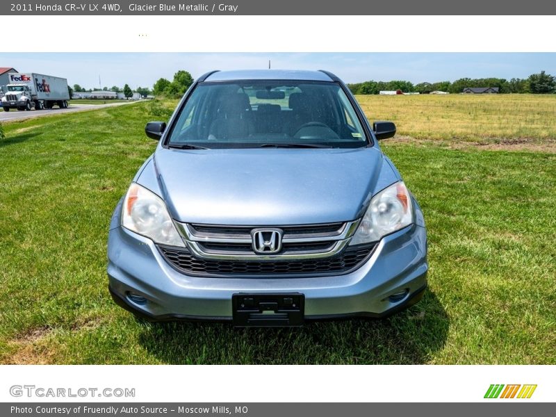 Glacier Blue Metallic / Gray 2011 Honda CR-V LX 4WD