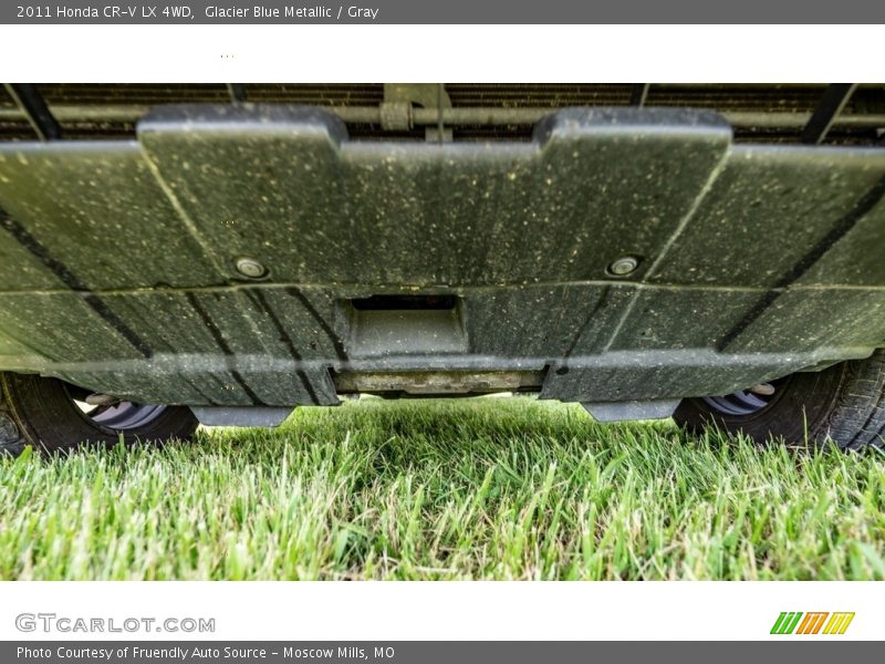 Glacier Blue Metallic / Gray 2011 Honda CR-V LX 4WD