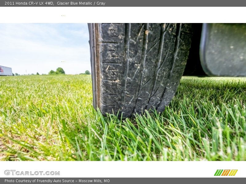 Glacier Blue Metallic / Gray 2011 Honda CR-V LX 4WD