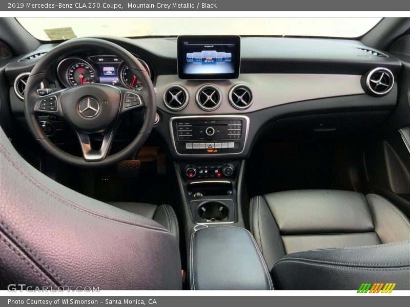 Mountain Grey Metallic / Black 2019 Mercedes-Benz CLA 250 Coupe